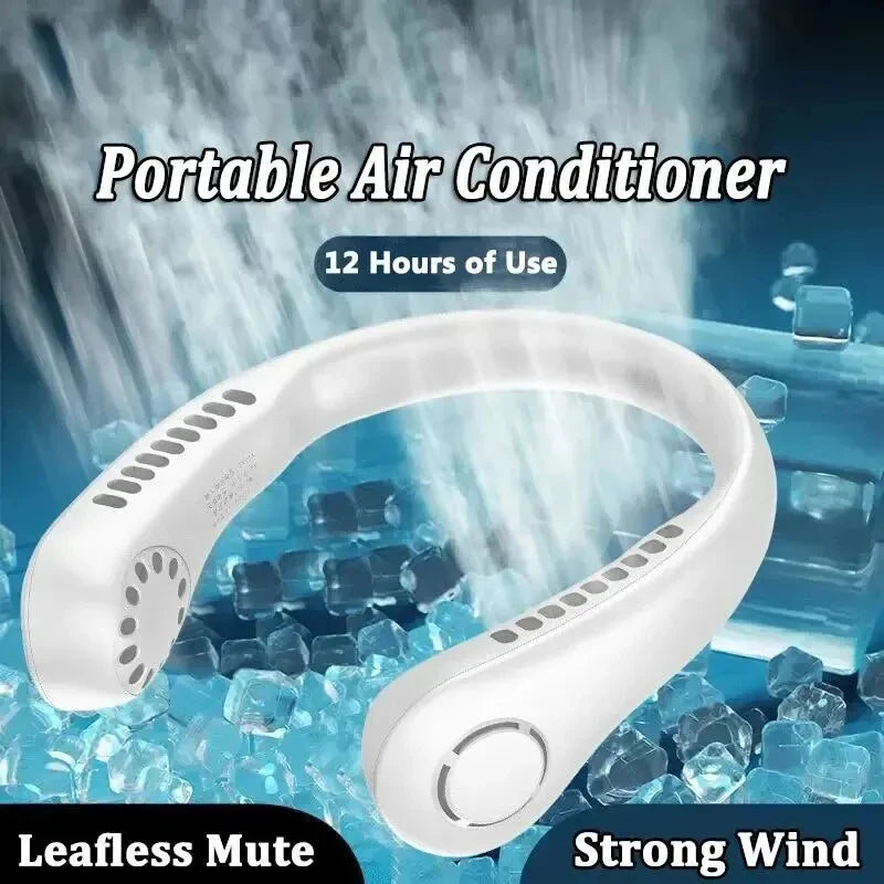 CoolAura 2025 – Hands-Free Bladeless Neck Fan