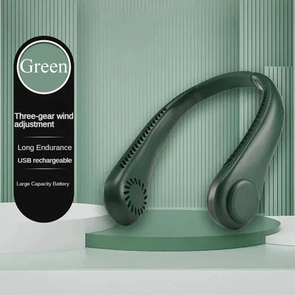 CoolAura 2025 – Hands-Free Bladeless Neck Fan