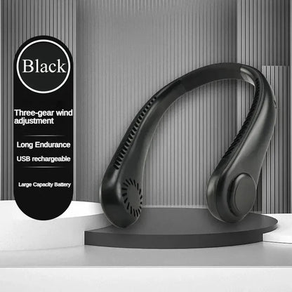 CoolAura 2025 – Hands-Free Bladeless Neck Fan