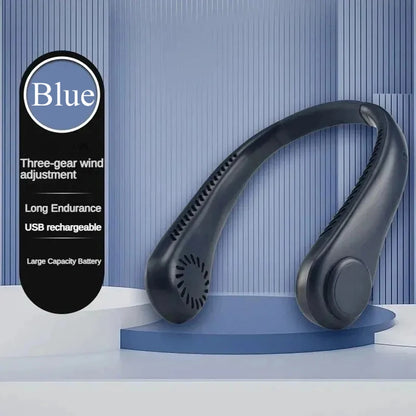 CoolAura 2025 – Hands-Free Bladeless Neck Fan