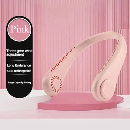CoolAura 2025 – Hands-Free Bladeless Neck Fan