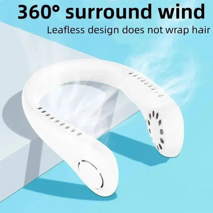 CoolAura 2025 – Hands-Free Bladeless Neck Fan