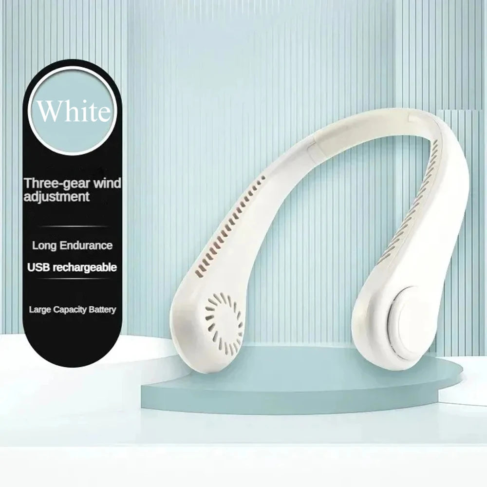 CoolAura 2025 – Hands-Free Bladeless Neck Fan